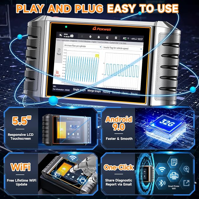 2025 FOXWELL NT726 Bidirectional Scan Tool, All System OBD2 Scanner Diagnostic - Image 8