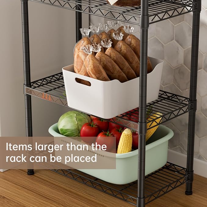SINGAYE 6 Garage Heavy Duty Shelving Unit Kitchen Pantry Close Home Organizers - Image 6