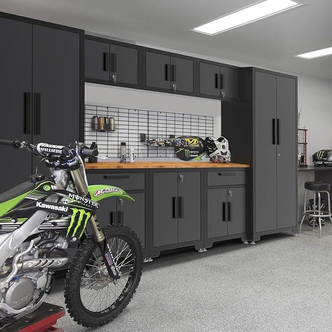 Torin Garage Cabinets Storage System, 9 Piece Included Steel Drawers Rolling - Image 2