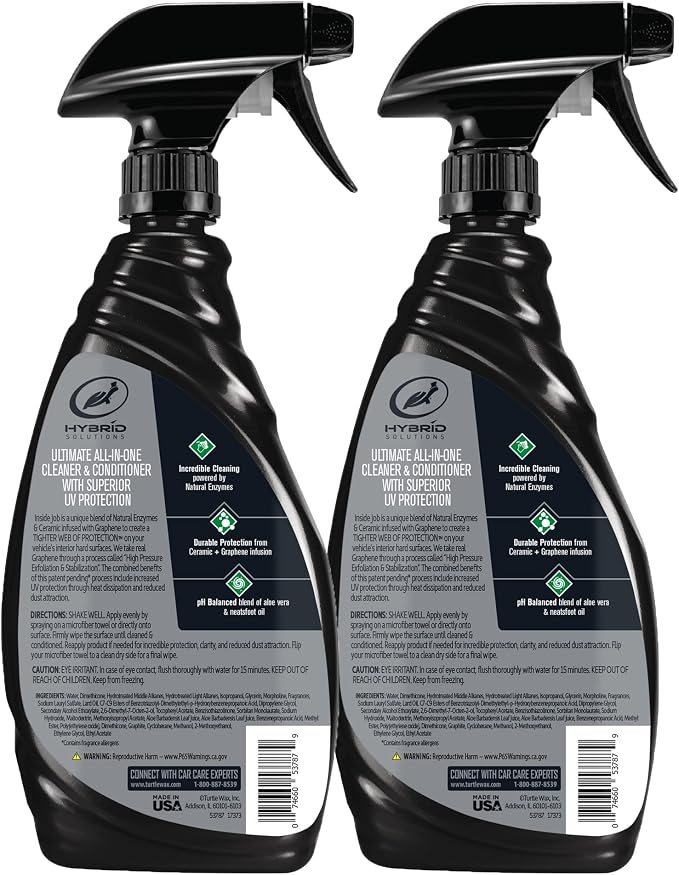 Turtle Wax 54219 Hybrid Solutions Ceramic Graphene Inside Job, Interior Car - Image 2