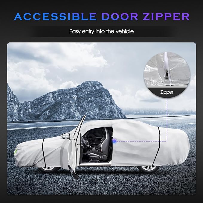 Car Cover Custom Fit for Toyota Camry 1996-2025, Honda Accord 2001-2025 - Image 5