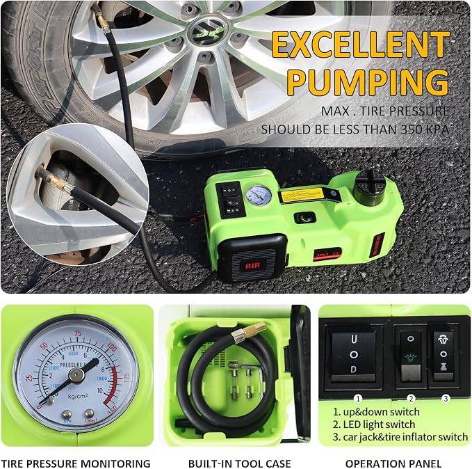 Electric Car Jack Kit 5Ton 12V Car Jack - Image 4