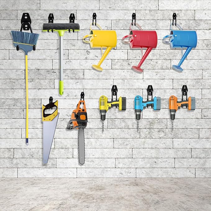 Heavy Duty Garage Hooks 4 Pack, 5.1 inch Medium U Shaped Hanger, Wall Mounted - Image 7