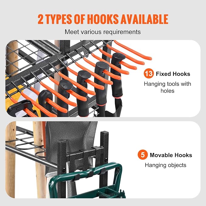 VEVOR Garden Tool Organizer, 16 Slots - Image 5