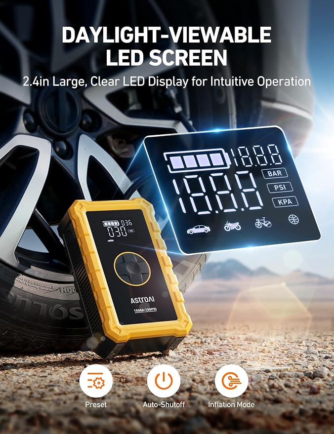 AstroAI S8 Air Jump Starter - Image 4