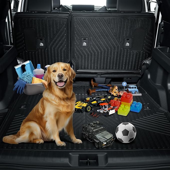 LASFIT Trunk Mat&Backrest Mat for Toyota 4Runner 2025, All Weather TPE Custom - Image 8