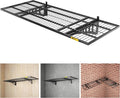 1.64x4ft Adjustable Rail Wall Garage Storage Shelf, by Unknown