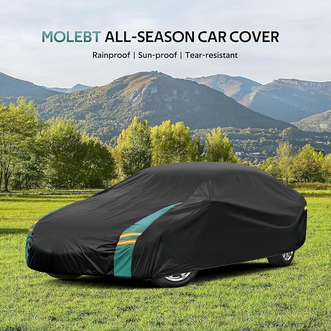 Coupe Car Cover Custom Fit for Mercedes C Class C220 C250 C300, Waterproof All - Image 5