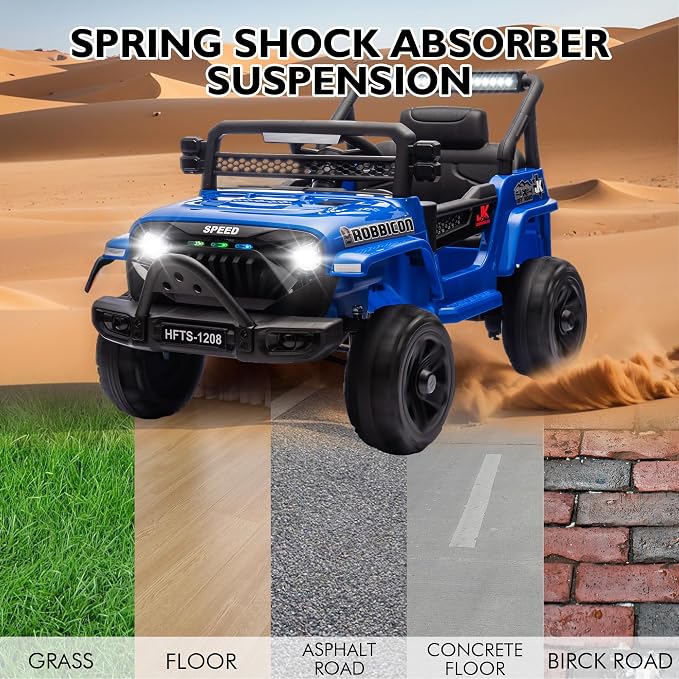 12V Ride on Electric Truck Car for Kids, 12V Kids Electric Vehicles w/Remote - Image 6