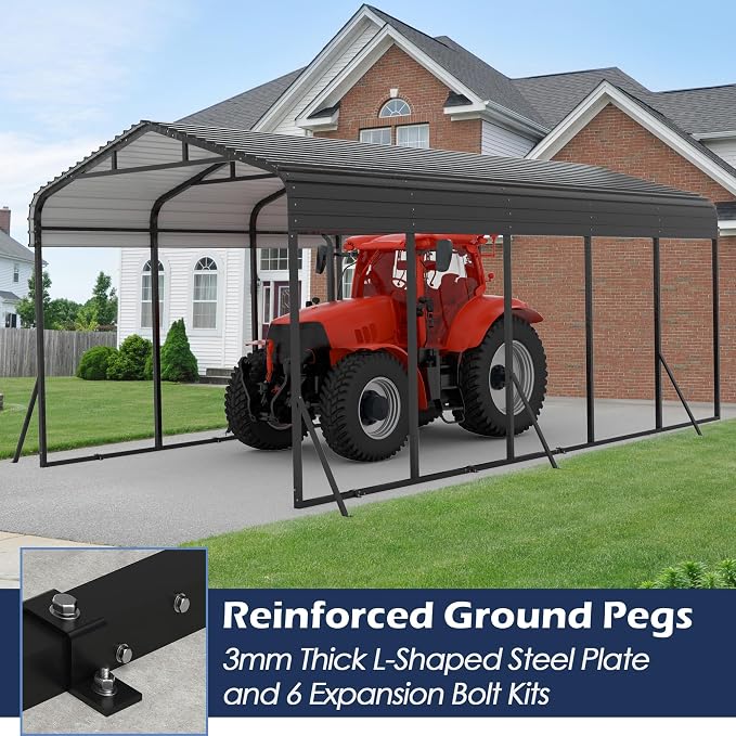 Xilingol Metal Carport, Heavy Duty Carport Canopy - Image 5