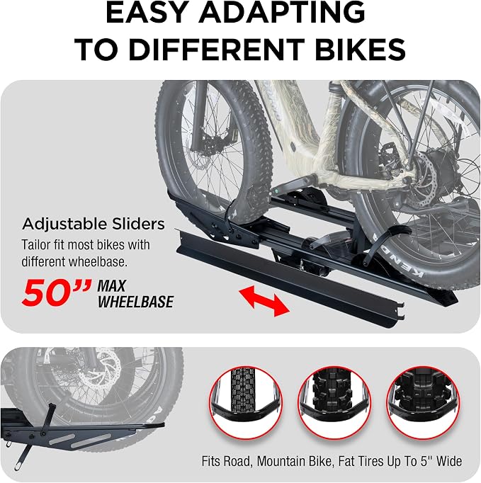 Rockland Foldable 3-Ebike Rack - Image 5