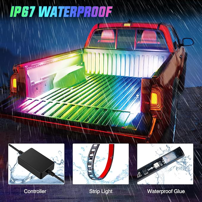 Nilight Truck Bed Light Strip RGB-IC LED Bar - Image 8