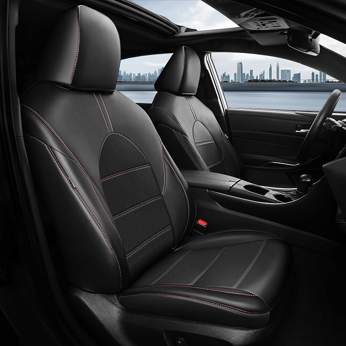 for Toyota Camry Seat Covers Hybrid XLE XSE 2018 2019 2020 2021 2022 2023 2024 by FEINEPRO