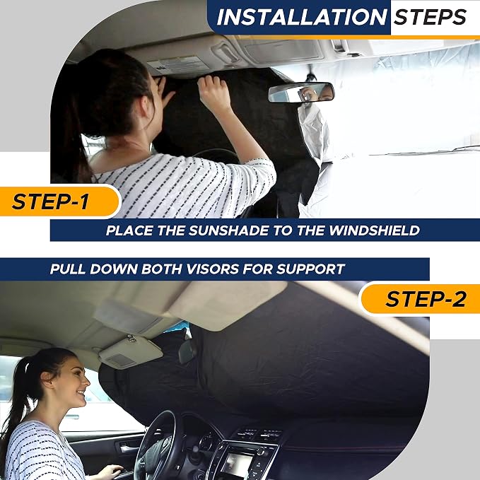 EcoNour Windshield Sun Shade| 300T Sun Shade - Image 7