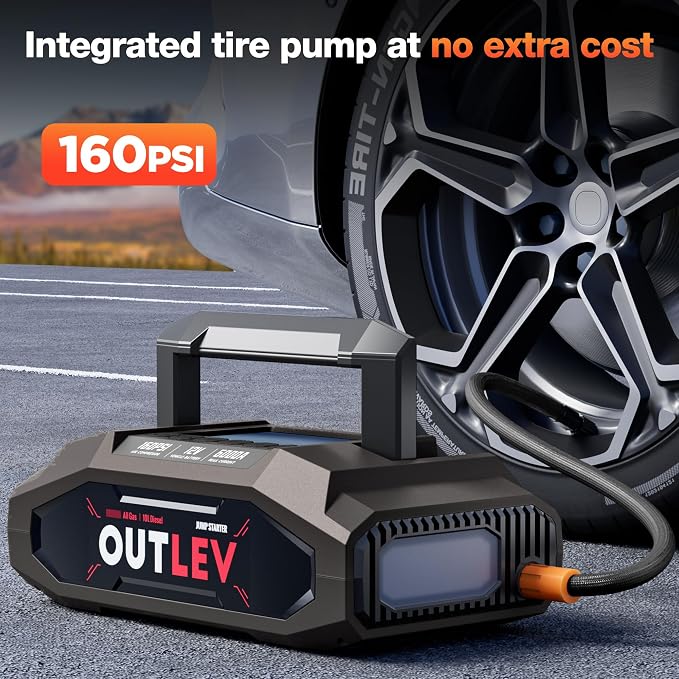 Jump Starter with Air Compressor - Image 3