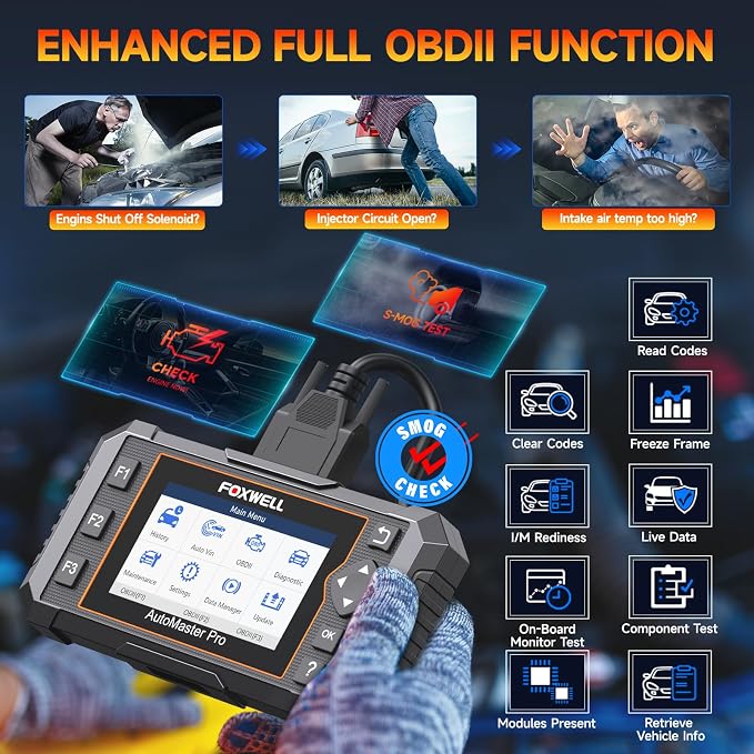 2025 FOXWELL NT614 Elite OBD2 Scanner - Image 4