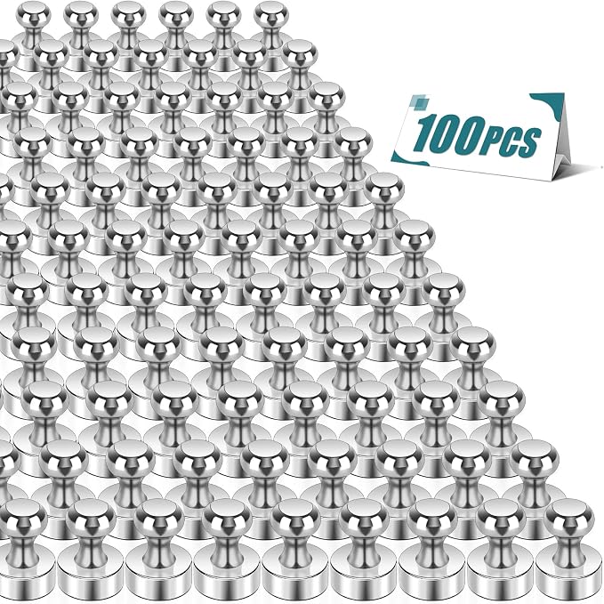100 Pack Neodymium Fridge Magnets, Small Strong Magnets by MAGXCENE
