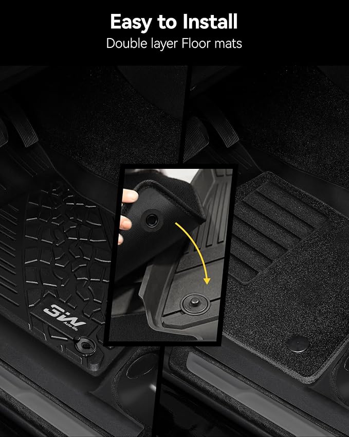 3W Floor Mats & Cargo Liner Fit 2022-2025 Jeep Grand Cherokee Carpets - Image 8