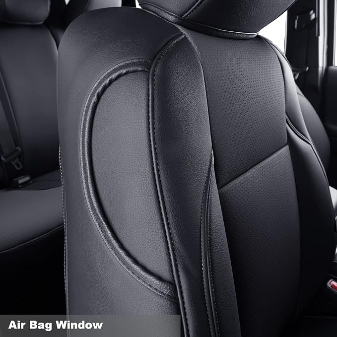 LUCKYMAN CLUB 2 Front Tacoma Seat Covers Custom Fit 2016-2023 Tacoma Crew Cab - Image 4