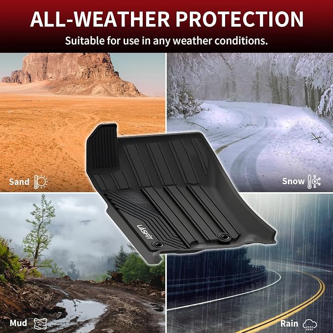 LASFIT Floor Mats for Toyota 4Runner 2013-2024 & for Lexus GX460 2014-2023 - Image 6