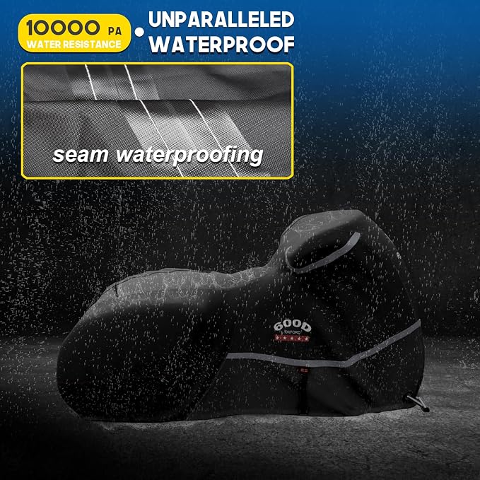 Rosefray Motorcycle Cover 600D Waterproof - Image 3