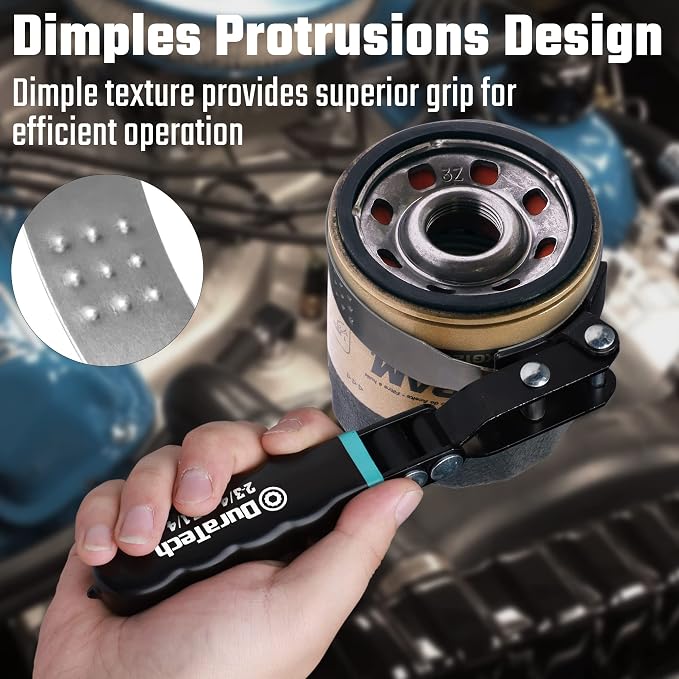 DURATECH Small Swivel Oil Filter Wrench, Oil Filter Removal Tool Fits Filters - Image 3