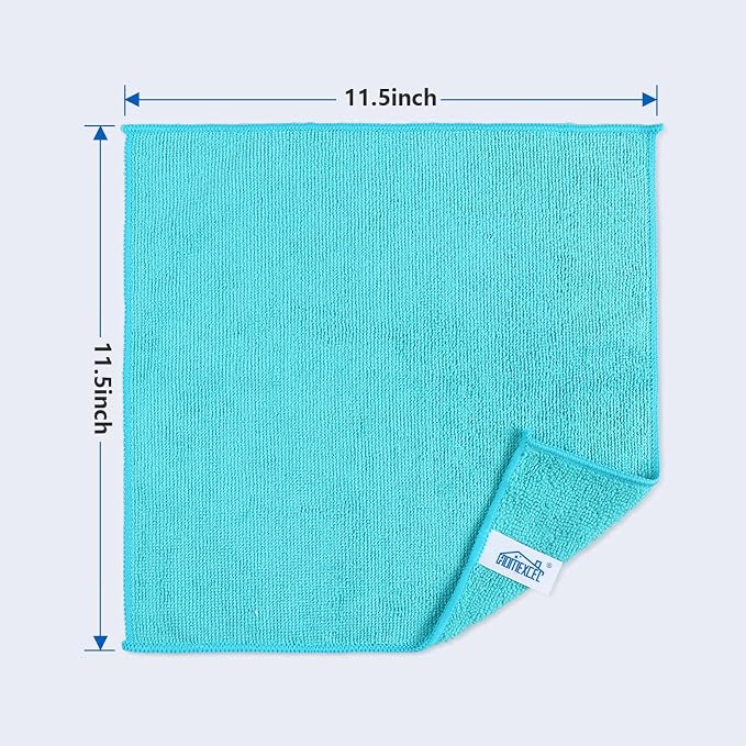 HOMEXCEL Microfiber Cleaning Cloth, 24 Pack Cleaning Rags, Cleaning Towels - Image 2
