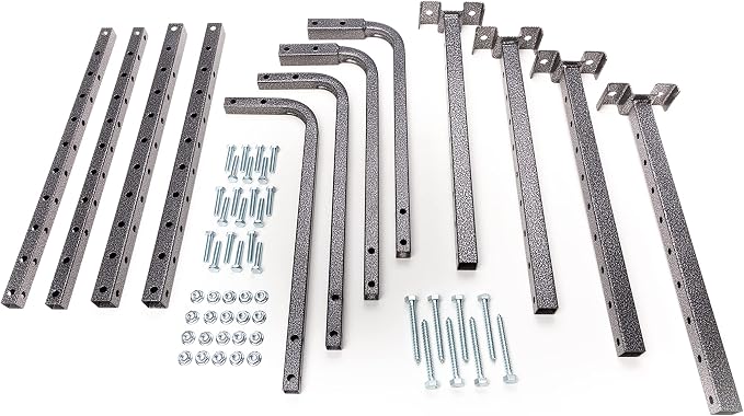 80844-10 34 in. x 26 in. Adjustable Garage Ceiling Mount Storage Rack Kit - Image 4