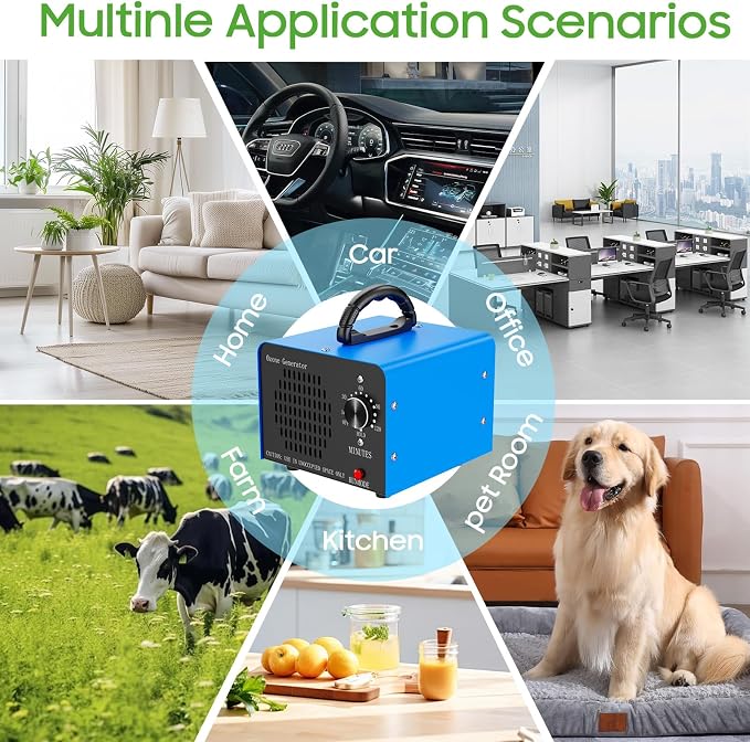 Ozone Generator Machine 80, High Capacity Ozone Odor Eliminator Removal Air - Image 3