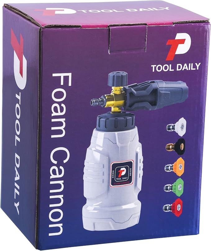 Tool Daily Foam Cannon, 1/4 Inch Quick Connect, Power Washer Foam Cannon - Image 7