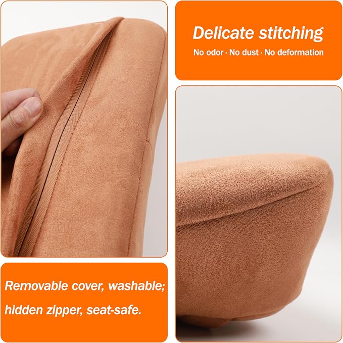 1P Lumbar Support Pillow, 15.5x8.7 Memory Foam, Superfiber Suede, Drive car - Image 5