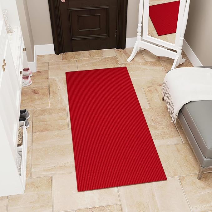 Ottomanson Mud Mat 2'7" x 3' Entryway Rug by Ottomanson