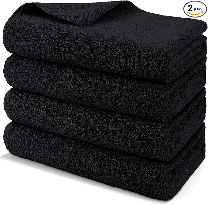 HOMEXCEL Professional Large Microfiber Car Drying Towels 2 Pack, Lint Free by HOMEXCEL