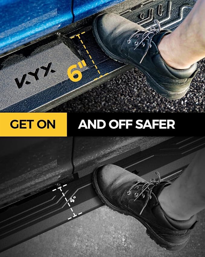 KYX Running Boards & Steps Nerf Bars Fit - Image 3