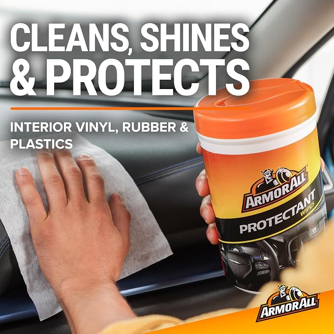 Armor All Car Interior Protectant Wipes, UV Protectant - Image 3