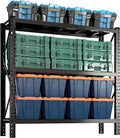 4200LBS Metal Garage Shelving, Strong Load Bearing Heavy Duty Shelves, by Notmise