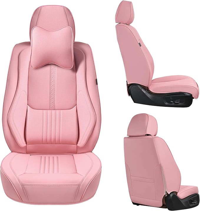 Front Seat Covers, 2 Pieces Universal Seat Covers - Image 2