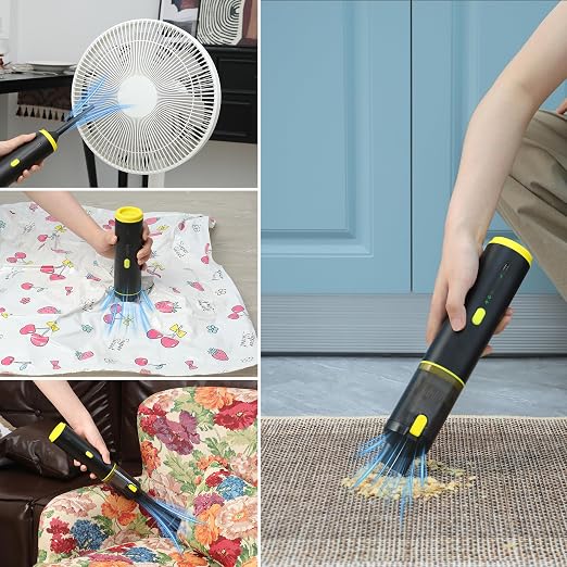 Cros 4-in-1 Mini Cordless Vacuum Cleaner, 21kPa Powerful Suction, Portable - Image 4