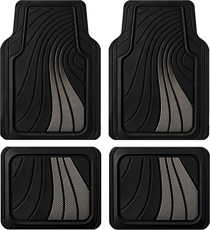 Road Comforts Car Floor Mats Full Set – Front & Rear Car Floor Mats by RoadComforts