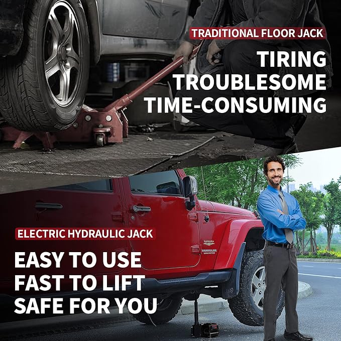 E-HEELP Electric Car Jack 5Ton 12V Kit Hydraulic - Image 8