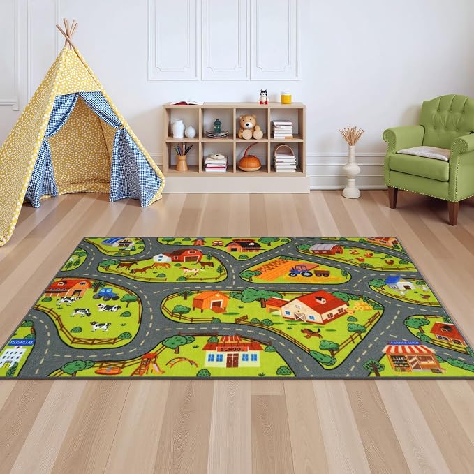 STARUIA 60" x 32" Washable Kids Rug - Image 2