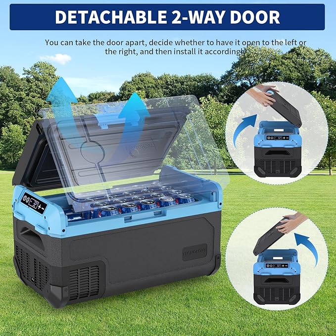30L Car Refrigerator Freezer, 32QT Single Zone Portable Fridge - Image 5