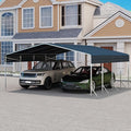 20x20 Carport, Heavy Duty Metal Car Port, All-Weather Protection, Easy Assembly by Unknown