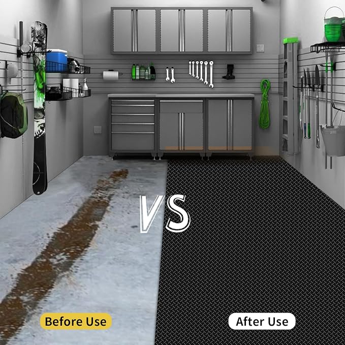 Premium Garage Floor Mat, Commercial Grade Heavy Duty Parking Mat - Image 3