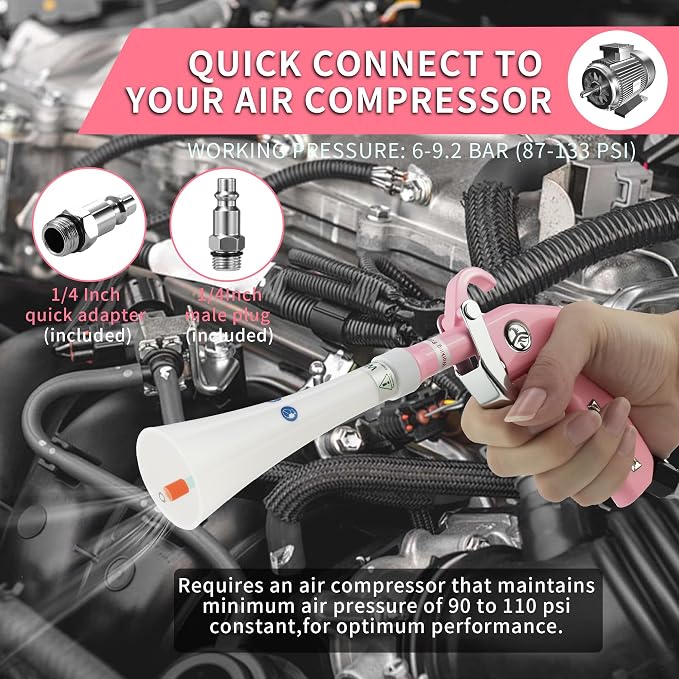 Tornado Dry Cleaning Gun Detailing Interior Dryer Air Blow Gun High Pressure - Image 3