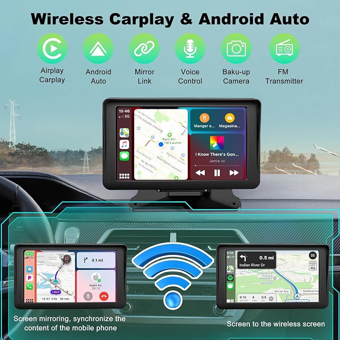 Apple Carplay Screen for Car, - Image 2