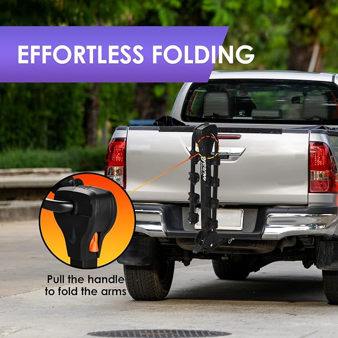 Young 4 Bike Rack Tilting Hitch Mounted - Image 3