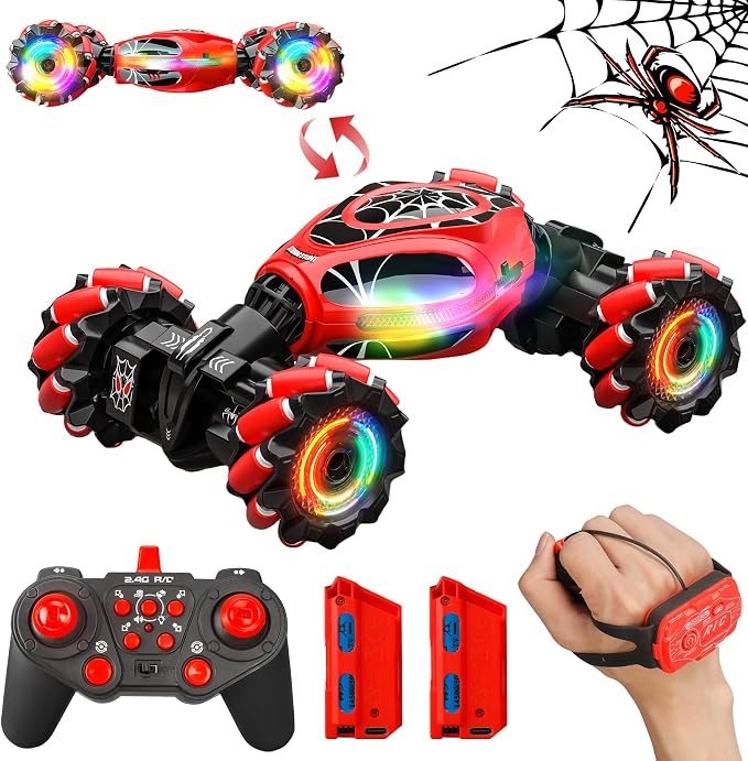 Spider Remote Control Car Gesture Sensing Hand Controlled Stunt Car, 4WD Drift by XUERENTECH