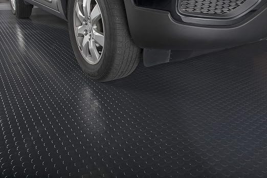 G-Floor Large Coin Pattern Vinyl Garage Floor Protector Mat, Extremely Durable - Image 5