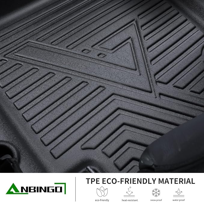 ANBINGO® Floor Mats for 2024 2025 Mazda CX-90 & CX90 PHEV 8 Passenger | 2nd Row - Image 5